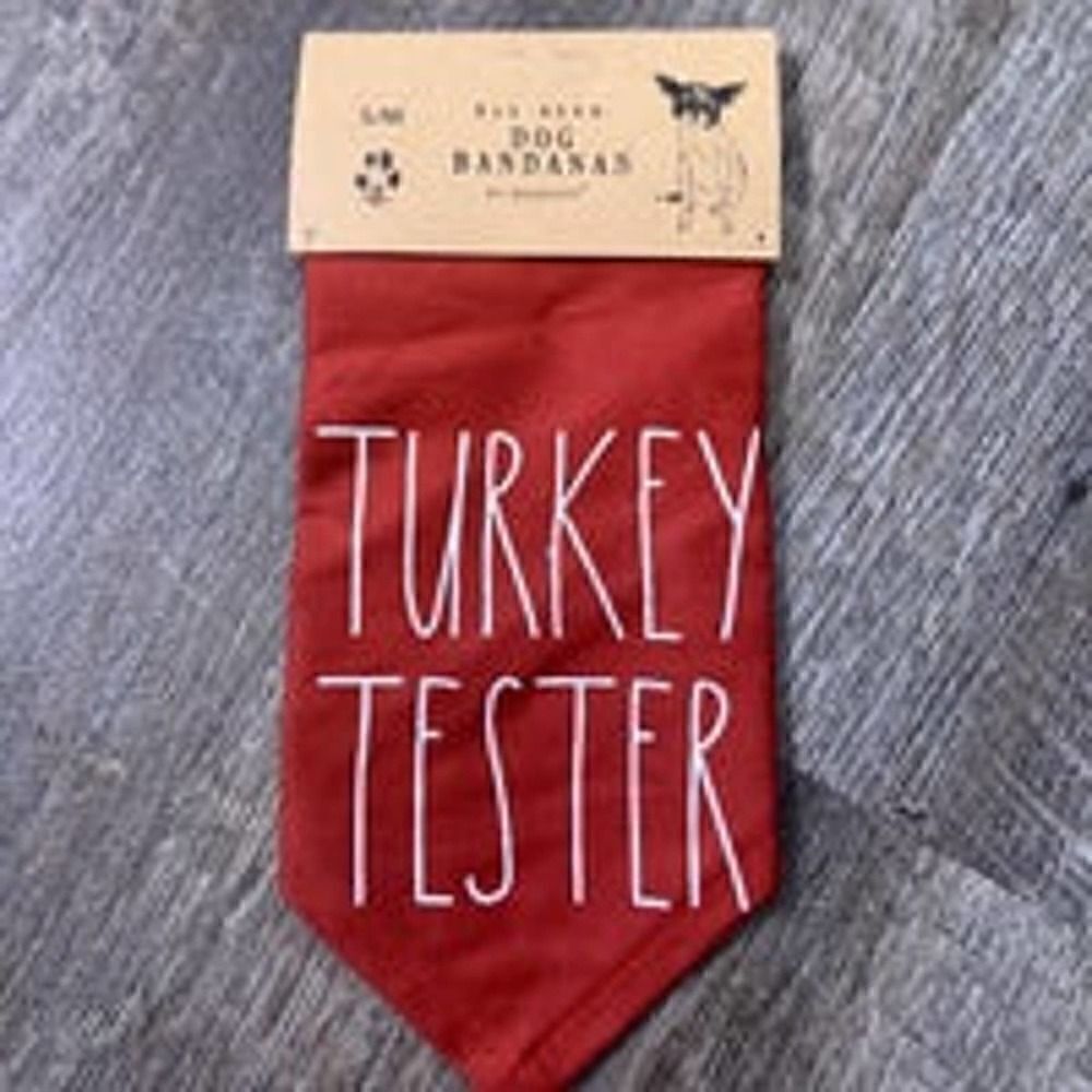 Rae Dunn Turkey‎ Tester Pet Bandana-Size S/M